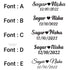 Couple Name And date - Custom Metal Sticker